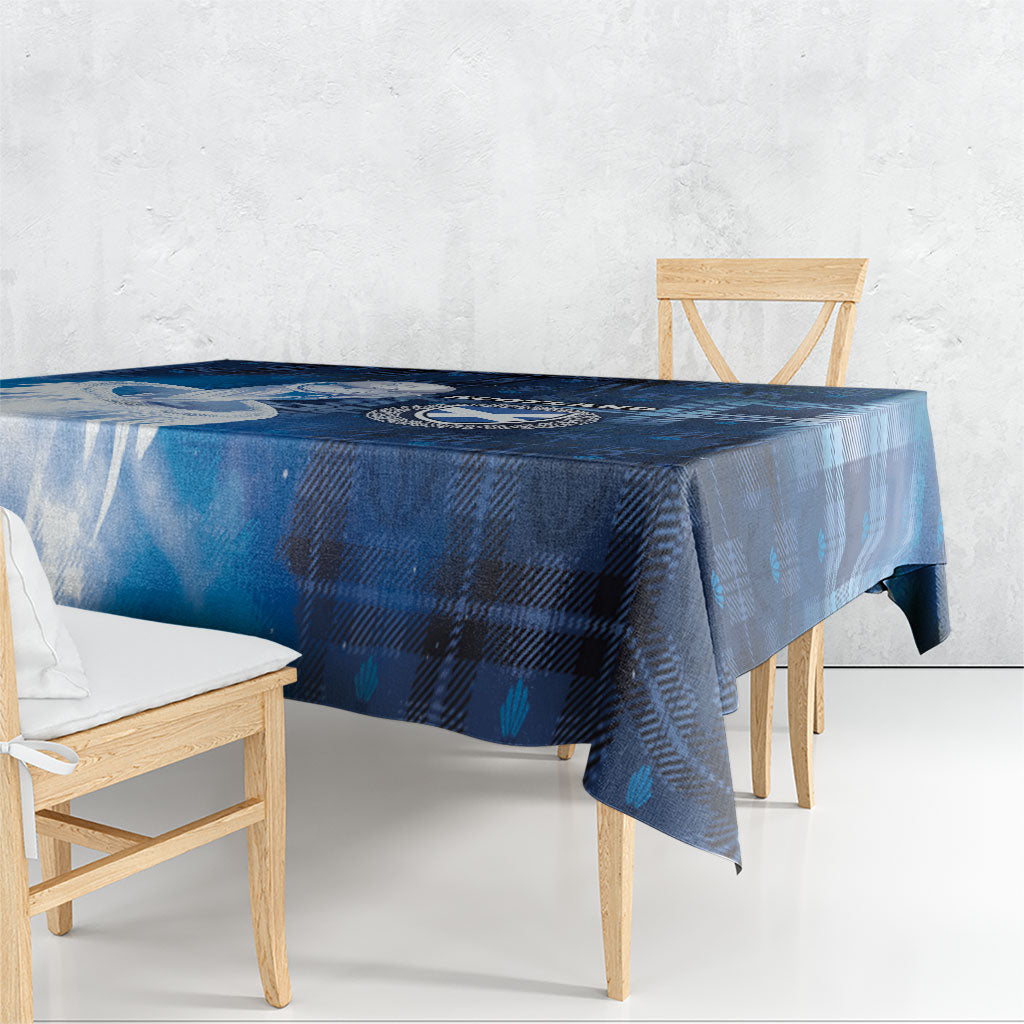 Scotland Football Tablecloth Ice Hole Celtic Thistle Tartan Flower Patterns