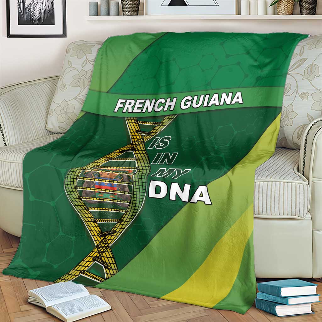 French Guiana Is In My DNA Blanket - Wonder Print Shop