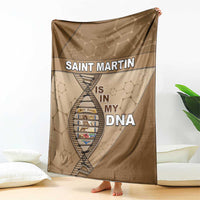 Saint Martin Is In My DNA Blanket - Wonder Print Shop