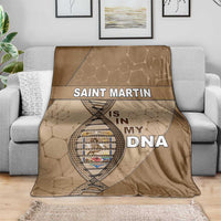 Saint Martin Is In My DNA Blanket - Wonder Print Shop