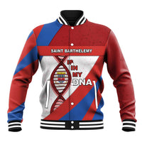 Saint Barthelemy Is In My DNA Baseball Jacket - Wonder Print Shop