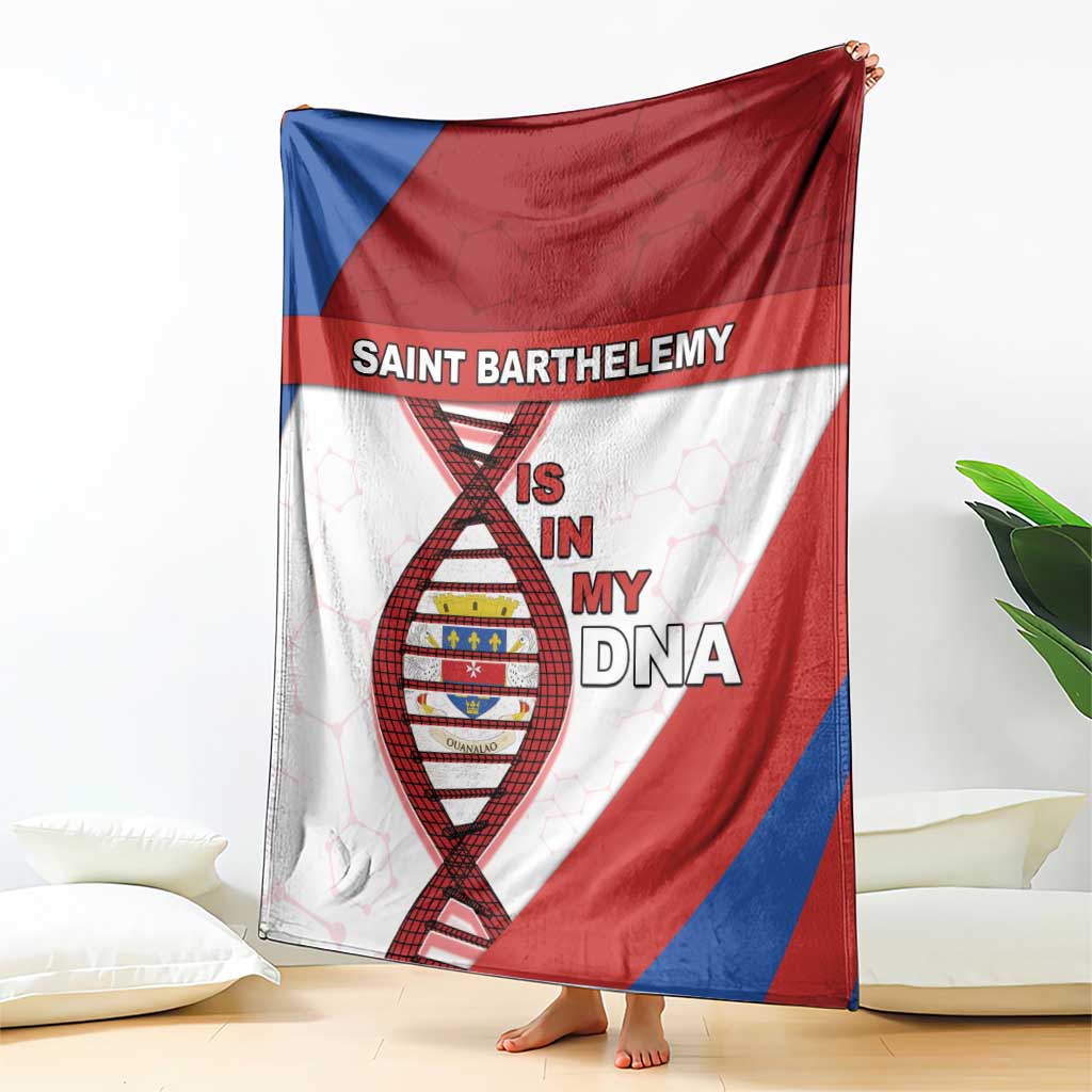 Saint Barthelemy Is In My DNA Blanket - Wonder Print Shop