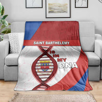 Saint Barthelemy Is In My DNA Blanket - Wonder Print Shop
