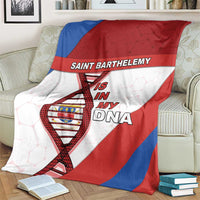 Saint Barthelemy Is In My DNA Blanket - Wonder Print Shop