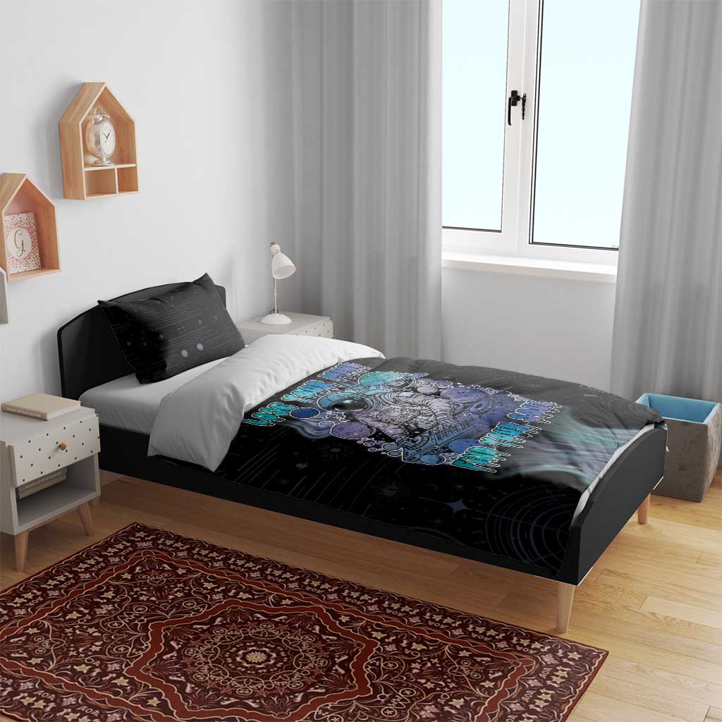Astronaut Bedding Set Love Your Mind Find Your Soul - Wonder Print Shop
