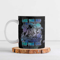 Astronaut Ceramic Mug Love Your Mind Find Your Soul - Wonder Print Shop