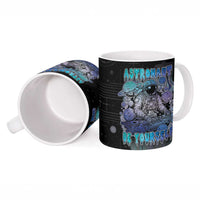 Astronaut Ceramic Mug Love Your Mind Find Your Soul - Wonder Print Shop
