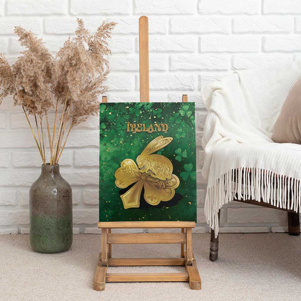 Ireland Canvas Wall Art The Shamrock With The Irish Hare Patterns - Wonder Print Shop