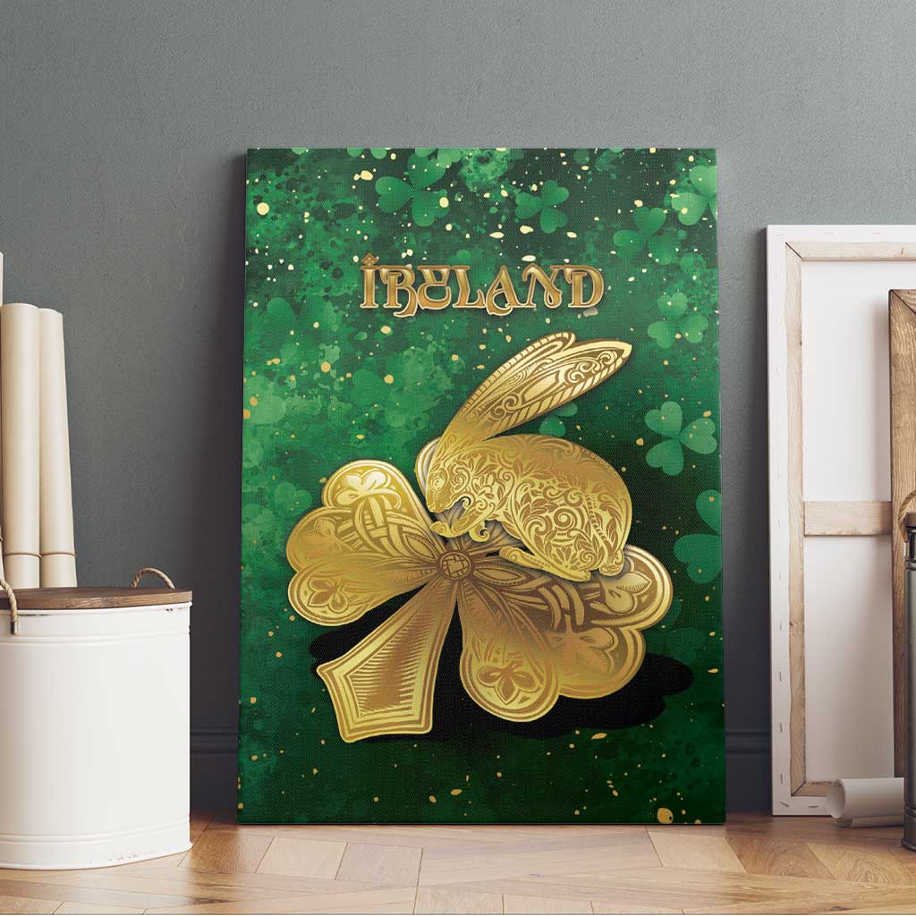 Ireland Canvas Wall Art The Shamrock With The Irish Hare Patterns - Wonder Print Shop