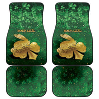 Ireland Car Mats The Shamrock With The Irish Hare Patterns - Wonder Print Shop