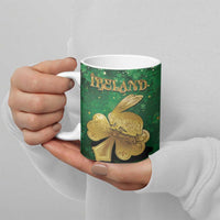 Personalized Ireland Ceramic Mug The Shamrock With The Irish Hare Patterns - Wonder Print Shop