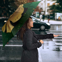 Ireland Umbrella The Shamrock With The Irish Hare Patterns - Wonder Print Shop