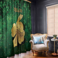 Ireland Window Curtain The Shamrock With The Irish Hare Patterns - Wonder Print Shop