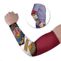 Latvia Arm Sleeves Symbol With Latvians Patterns - Wonder Print Shop