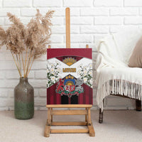 Latvia Canvas Wall Art Symbol With Latvians Patterns - Wonder Print Shop