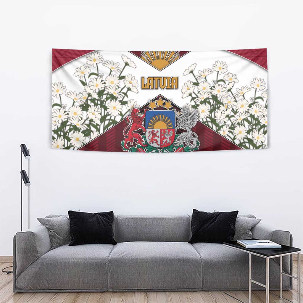 Latvia Tapestry Symbol With Latvians Patterns - Wonder Print Shop