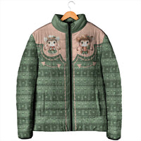 Western Yoke Padded Jacket Rabbit Howdy Christmas - Wonder Print Shop