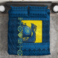 Kievan Rus Bedding Set Slavic Dragon Ship - Wonder Print Shop
