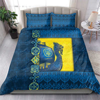 Kievan Rus Bedding Set Slavic Dragon Ship - Wonder Print Shop