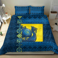 Kievan Rus Bedding Set Slavic Dragon Ship - Wonder Print Shop