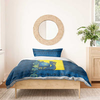 Kievan Rus Bedding Set Slavic Dragon Ship - Wonder Print Shop