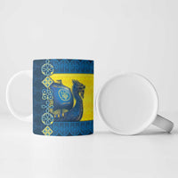 Kievan Rus Ceramic Mug Slavic Dragon Ship - Wonder Print Shop