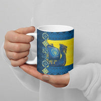 Kievan Rus Ceramic Mug Slavic Dragon Ship - Wonder Print Shop