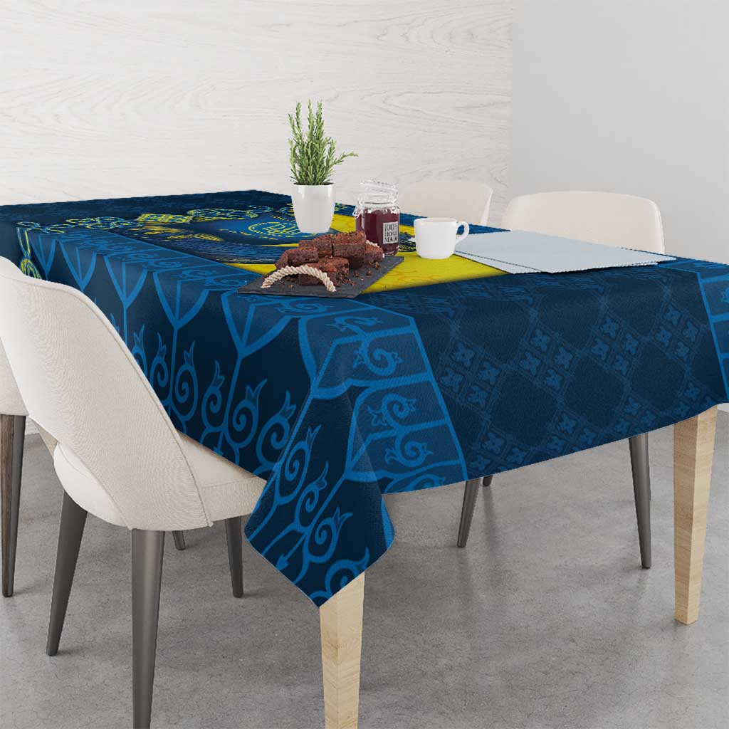Kievan Rus Tablecloth Slavic Dragon Ship - Wonder Print Shop