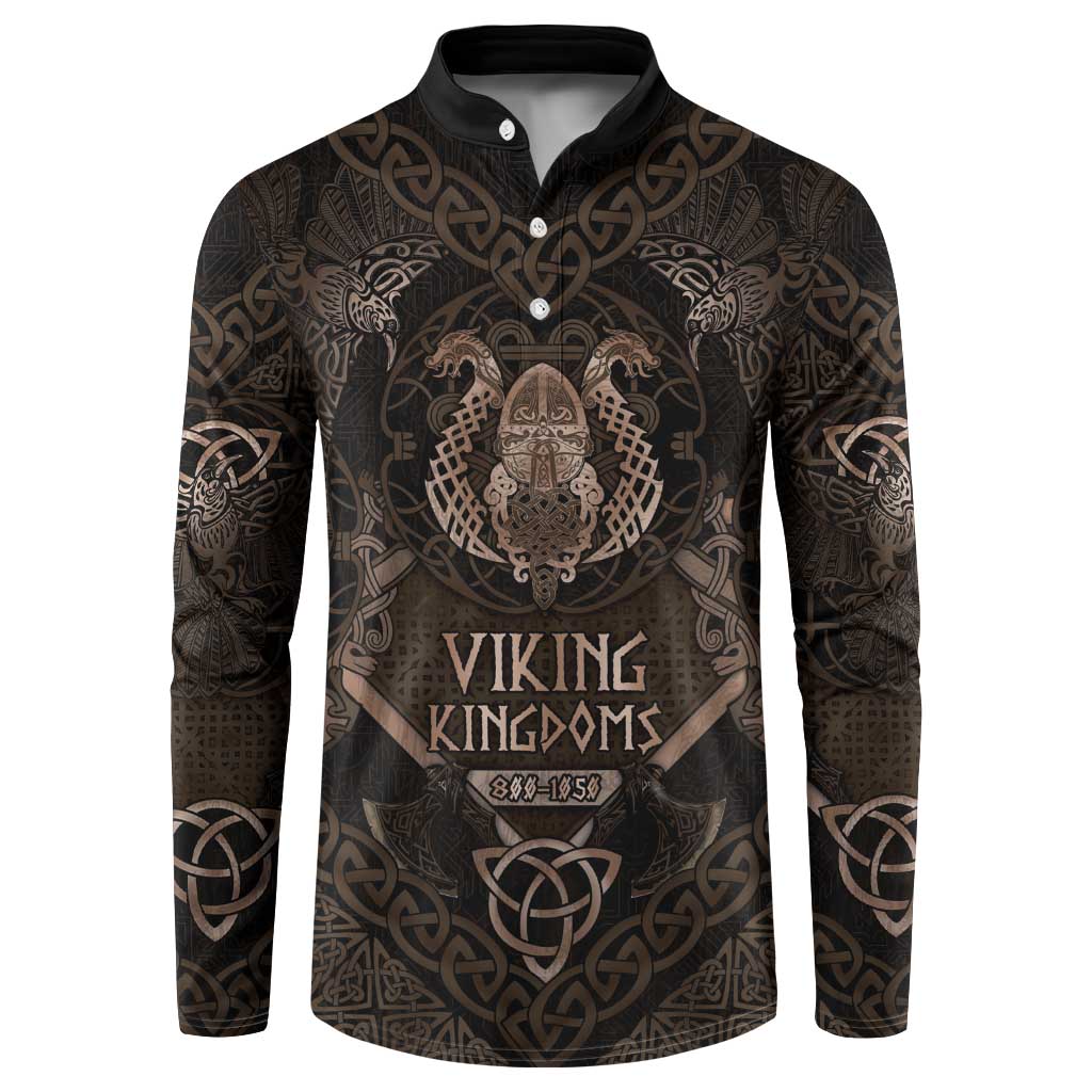 The Viking World Tour Button Sweatshirt Ancient Celtic Knot Patterns - Wonder Print Shop