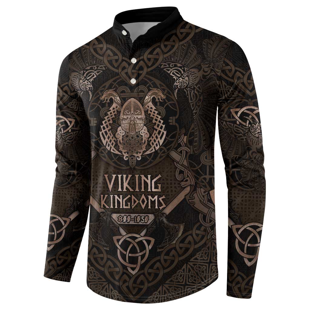 The Viking World Tour Button Sweatshirt Ancient Celtic Knot Patterns - Wonder Print Shop