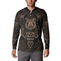 The Viking World Tour Button Sweatshirt Ancient Celtic Knot Patterns - Wonder Print Shop