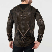The Viking World Tour Button Sweatshirt Ancient Celtic Knot Patterns - Wonder Print Shop