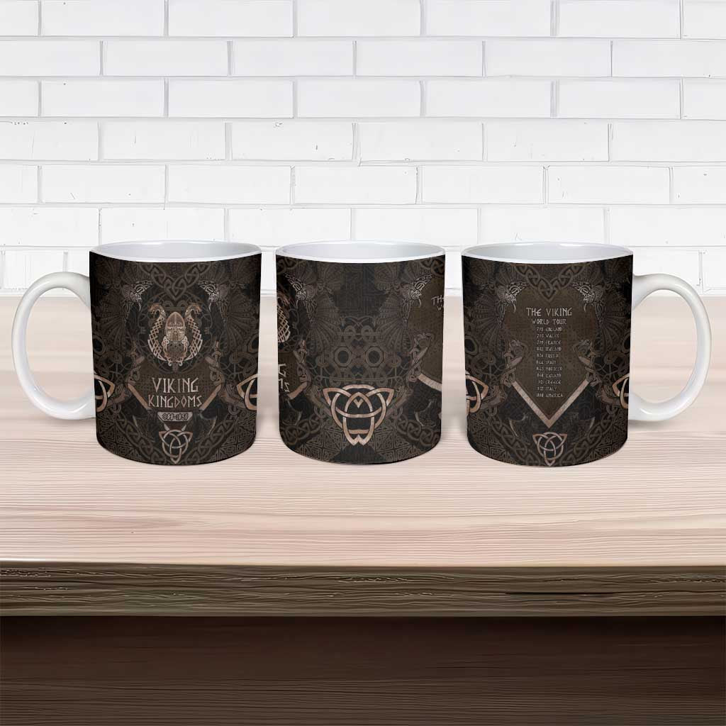 The Viking World Tour Ceramic Mug Ancient Celtic Knot Patterns - Wonder Print Shop