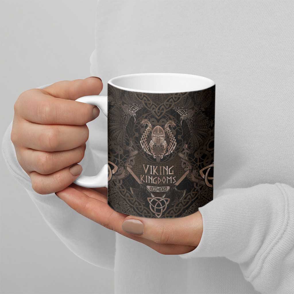 The Viking World Tour Ceramic Mug Ancient Celtic Knot Patterns - Wonder Print Shop