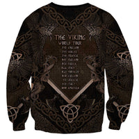 The Viking World Tour Sweatshirt Ancient Celtic Knot Patterns - Wonder Print Shop