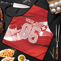 Custom Switzerland Football Apron Matterhorn Snow Shield