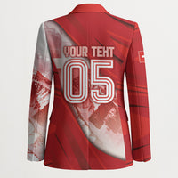Custom Switzerland Football Blazer Matterhorn Snow Shield