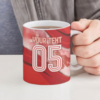 Custom Switzerland Football Ceramic Mug Matterhorn Snow Shield