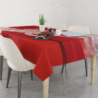 Custom Switzerland Football Tablecloth Matterhorn Snow Shield