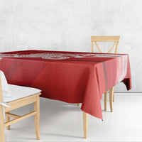 Custom Switzerland Football Tablecloth Matterhorn Snow Shield