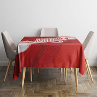 Custom Switzerland Football Tablecloth Matterhorn Snow Shield