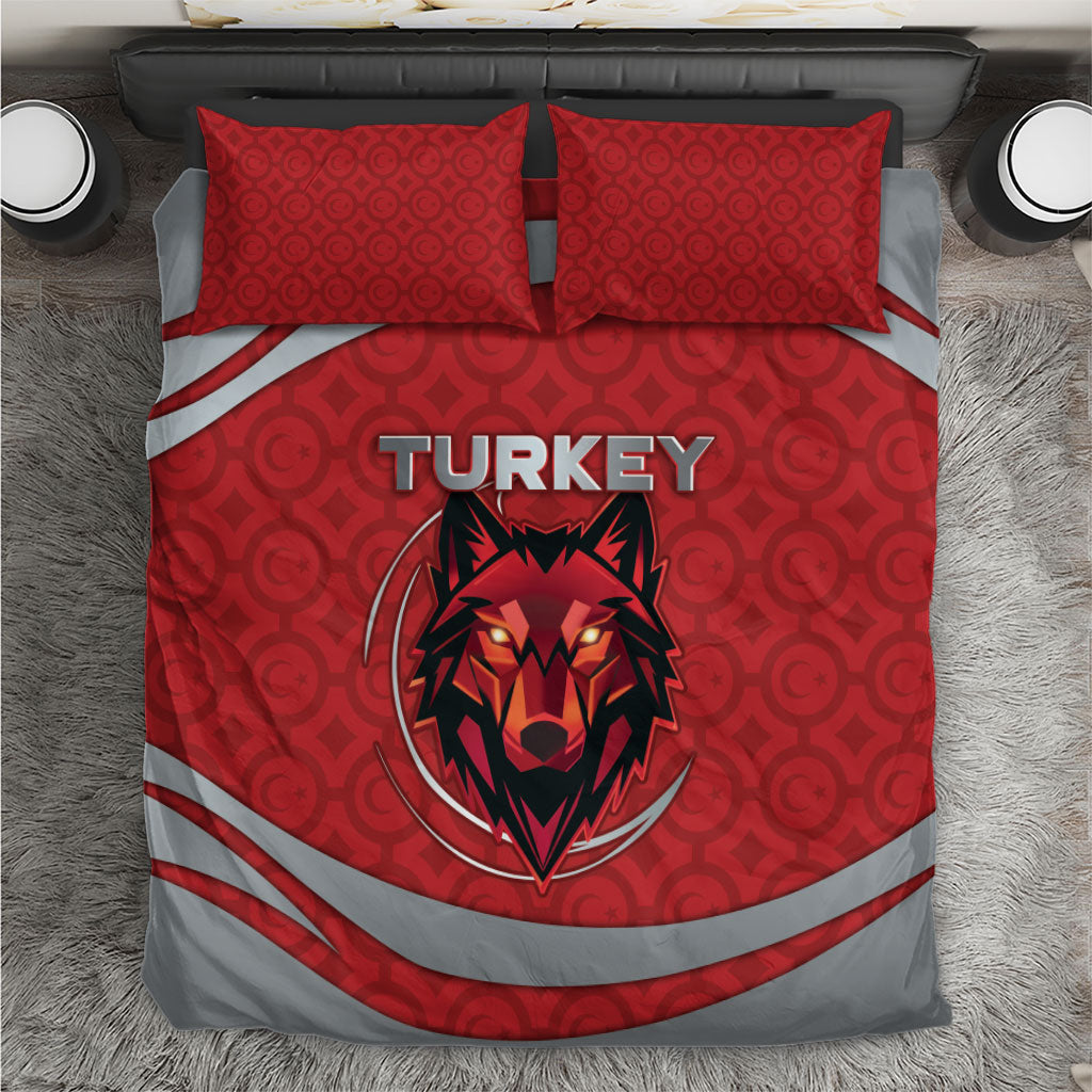 Turkey Football Bedding Set Asena Wolf Crest Unique Style