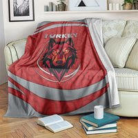 Turkey Football Blanket Asena Wolf Crest Unique Style