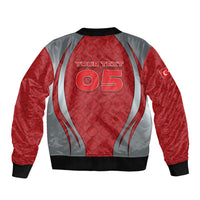 Custom Turkey Football Bomber Jacket Asena Wolf Crest Unique Style