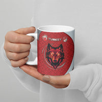 Custom Turkey Football Ceramic Mug Asena Wolf Crest Unique Style