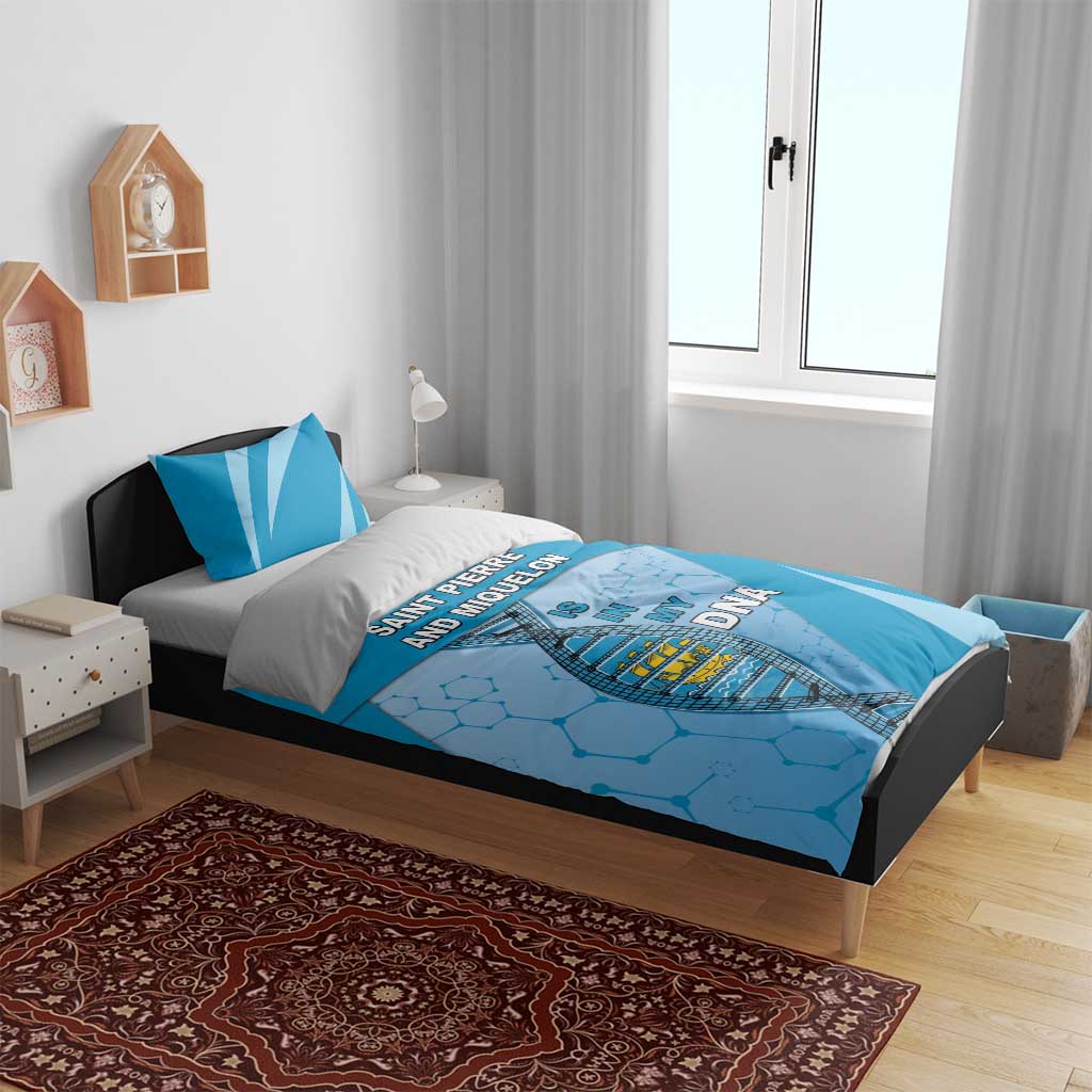 Saint Pierre And Miquelon Is In My DNA Bedding Set - Wonder Print Shop