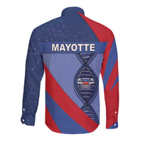 Mayotte Is In My DNA Long Sleeve Button Shirt - Wonder Print Shop