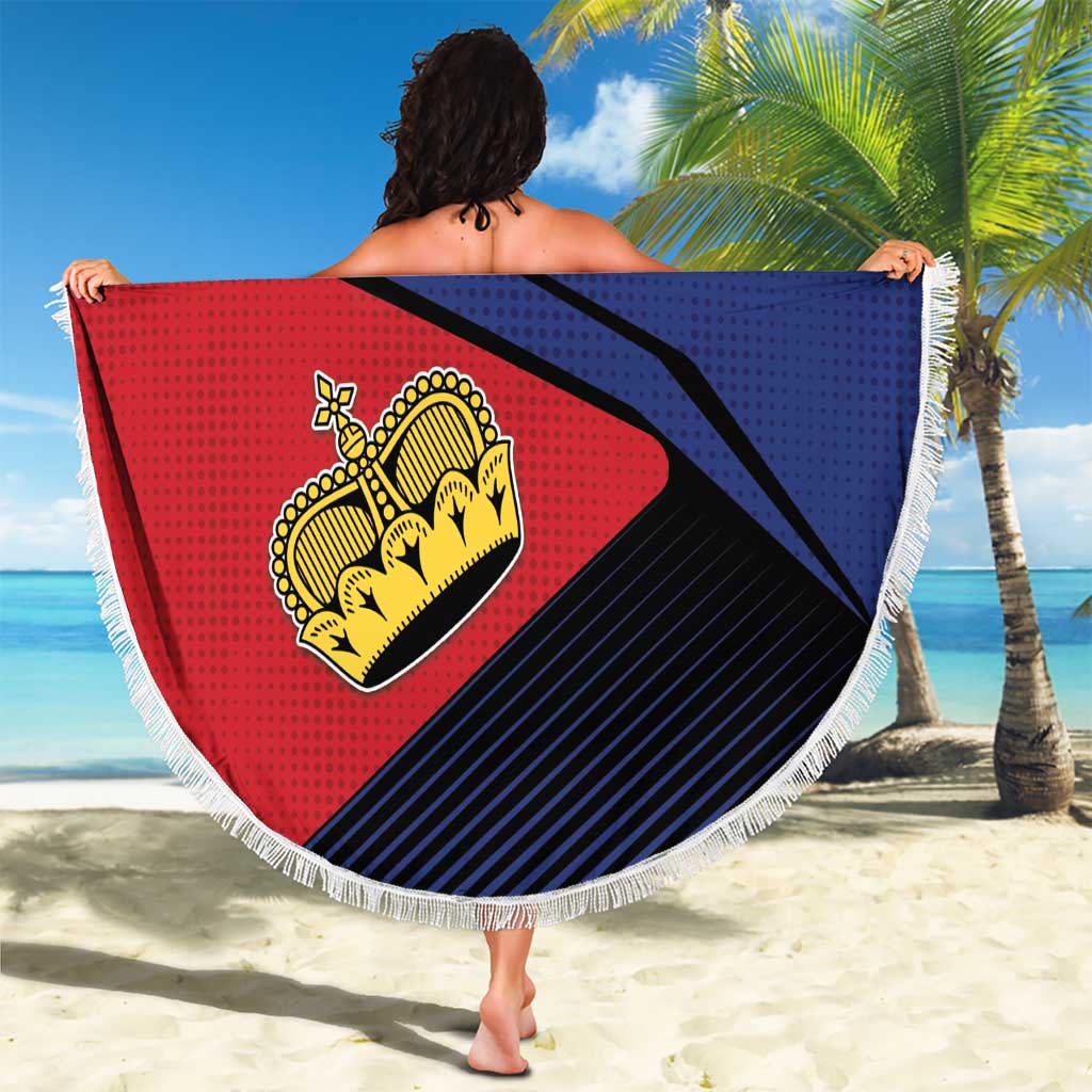 Liechtenstein Beach Blanket Crown Symbol - Wonder Print Shop