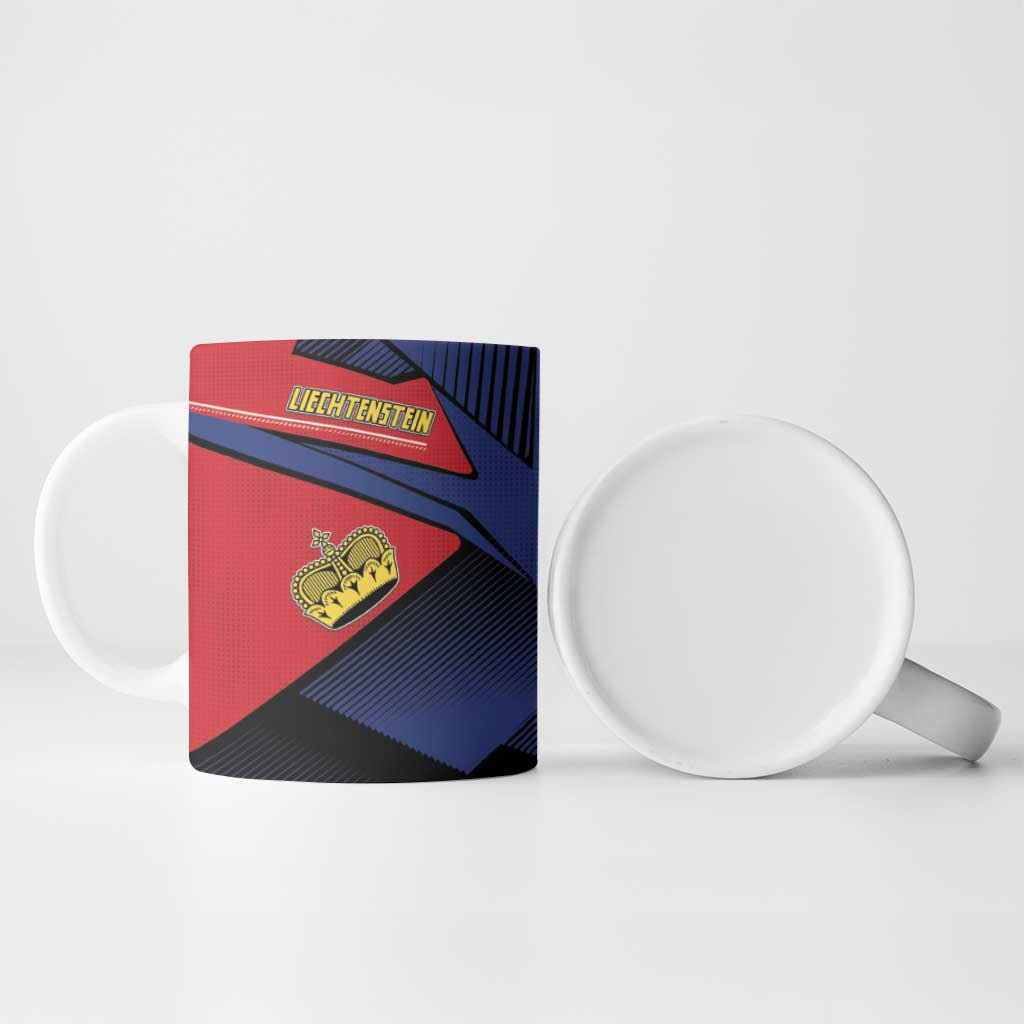Personalized Liechtenstein Ceramic Mug Crown Symbol - Wonder Print Shop