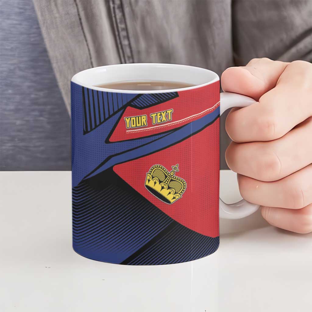 Personalized Liechtenstein Ceramic Mug Crown Symbol - Wonder Print Shop